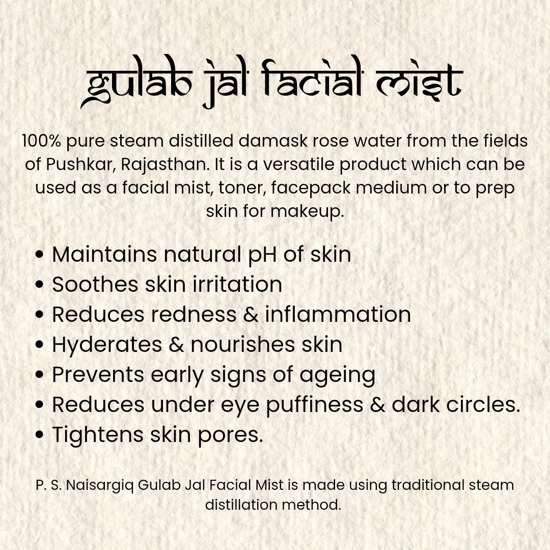 Gulab Jal Facial Mist & Toner (100ml)