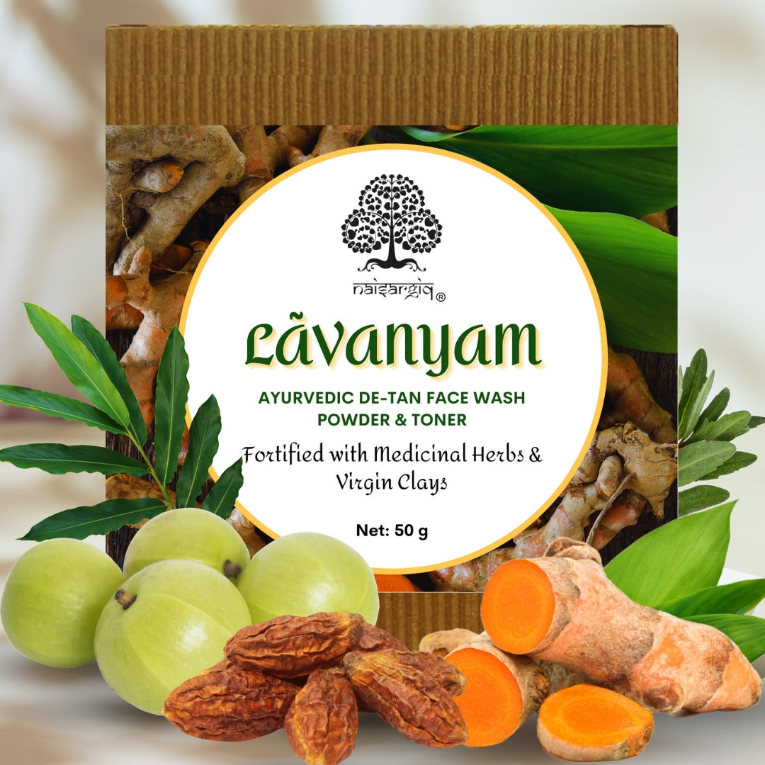 Lavanyam, An Ayurvedic Detan Face Wash Powder & Toner